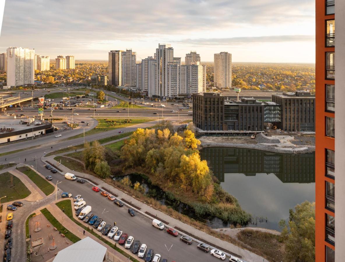 Лучшие Апартаменты В Жк Seven Днепровская Набережная Осокорки Kiev Extérieur photo