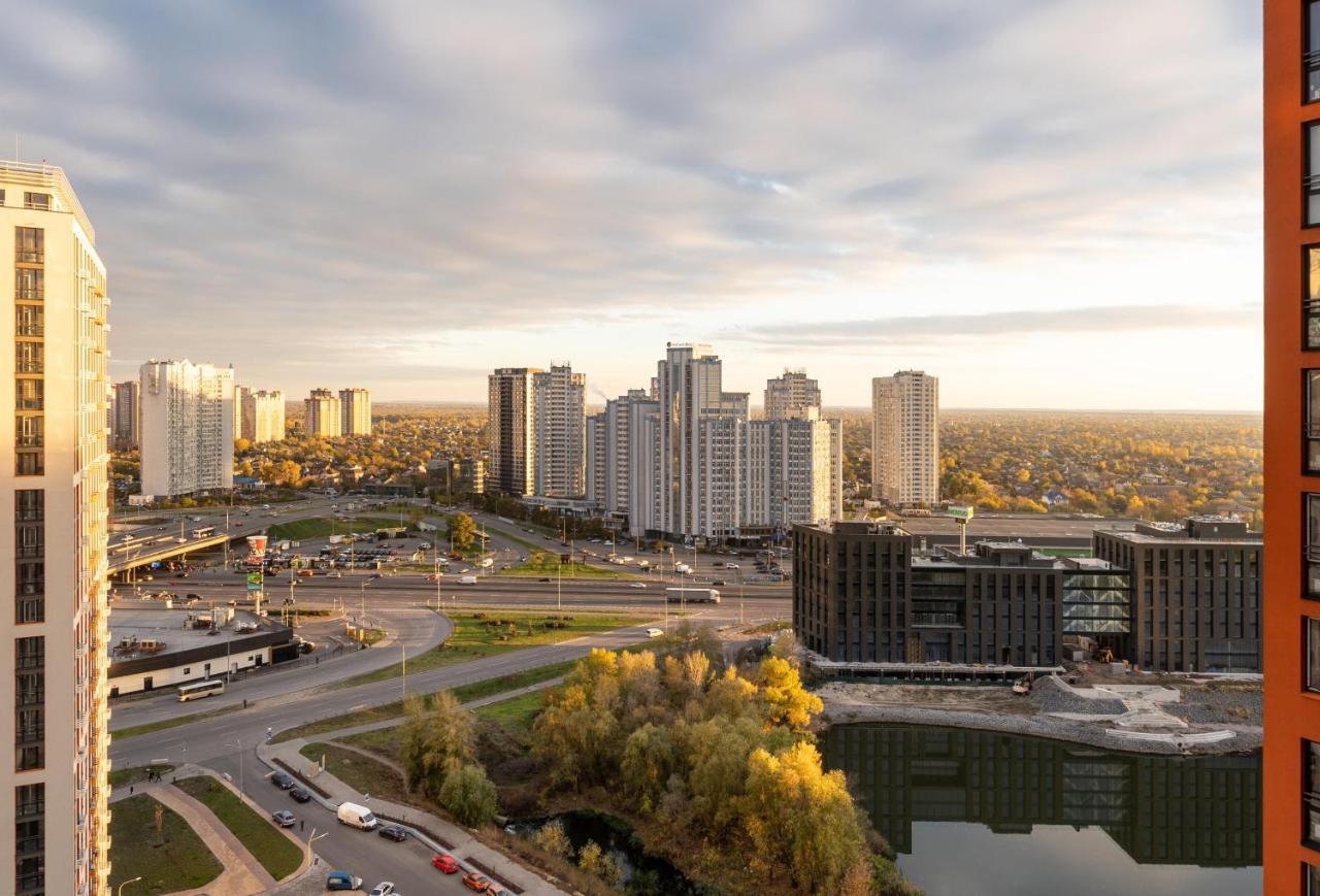 Лучшие Апартаменты В Жк Seven Днепровская Набережная Осокорки Kiev Extérieur photo